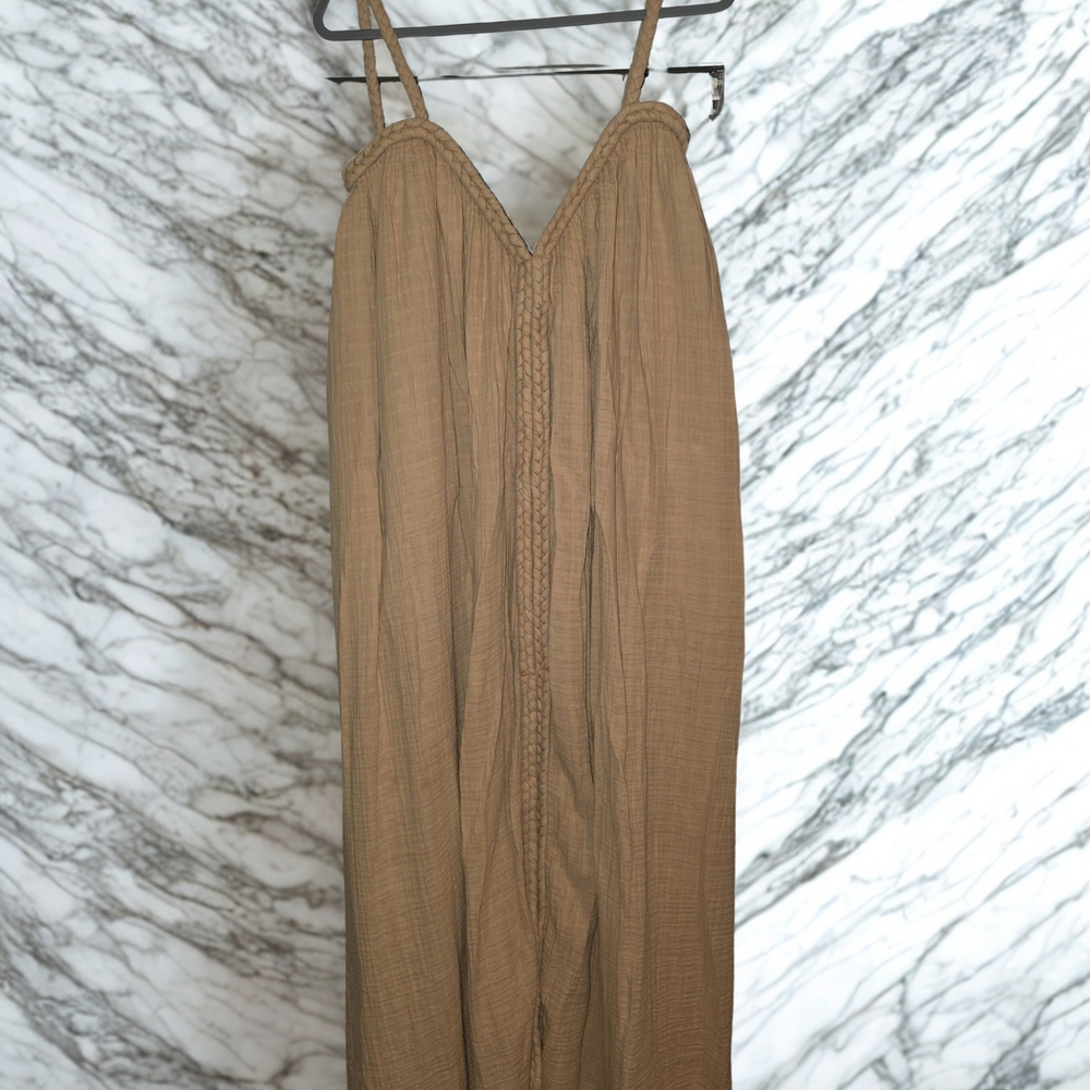 Original Chic Le Frique Brown Maxi Dress